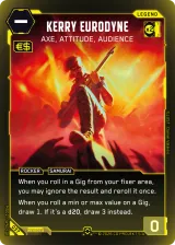 Kerry Eurodyne: Axe, Attitude, Audience