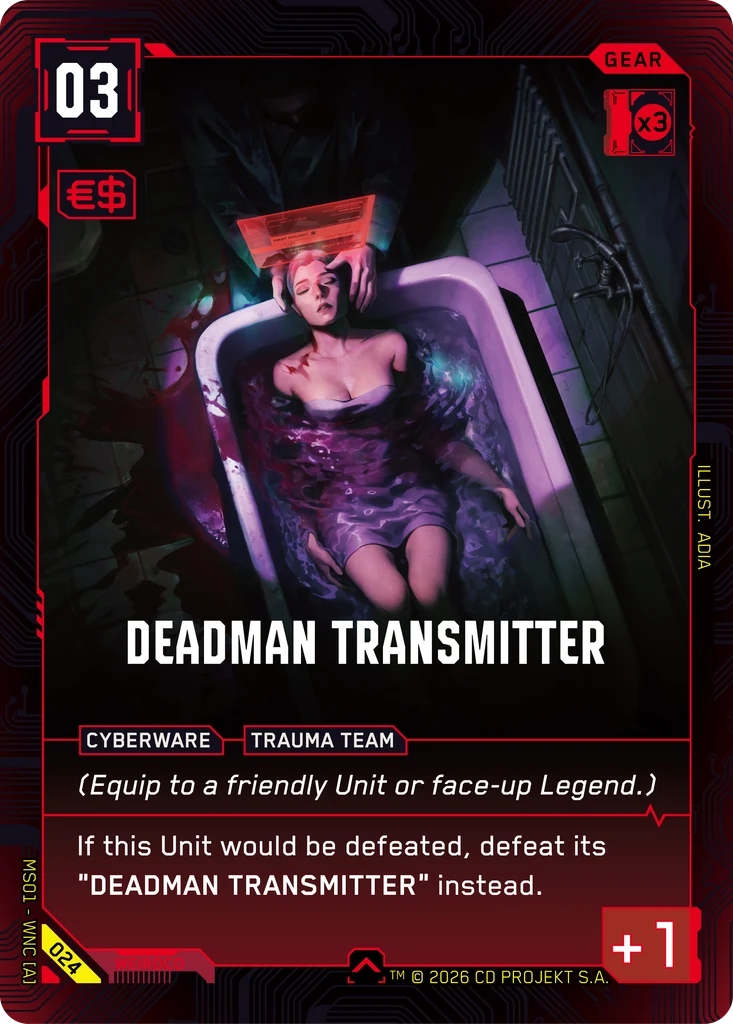 Deadman Transmitter - Cyberpunk TCG card