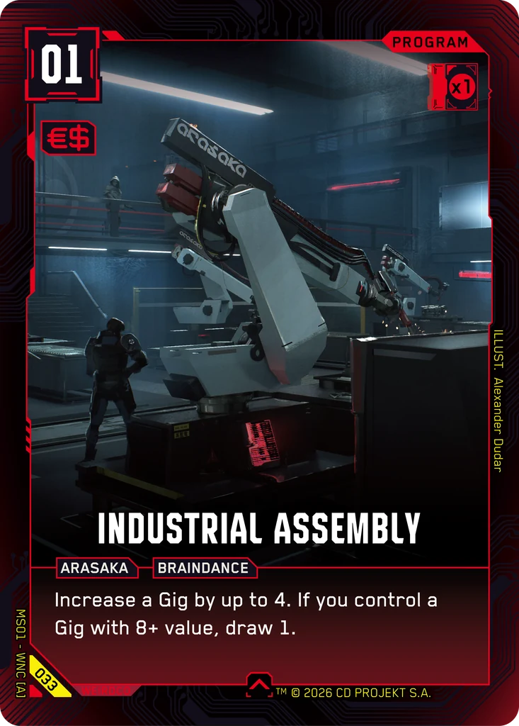 Industrial Assembly - Cyberpunk TCG card
